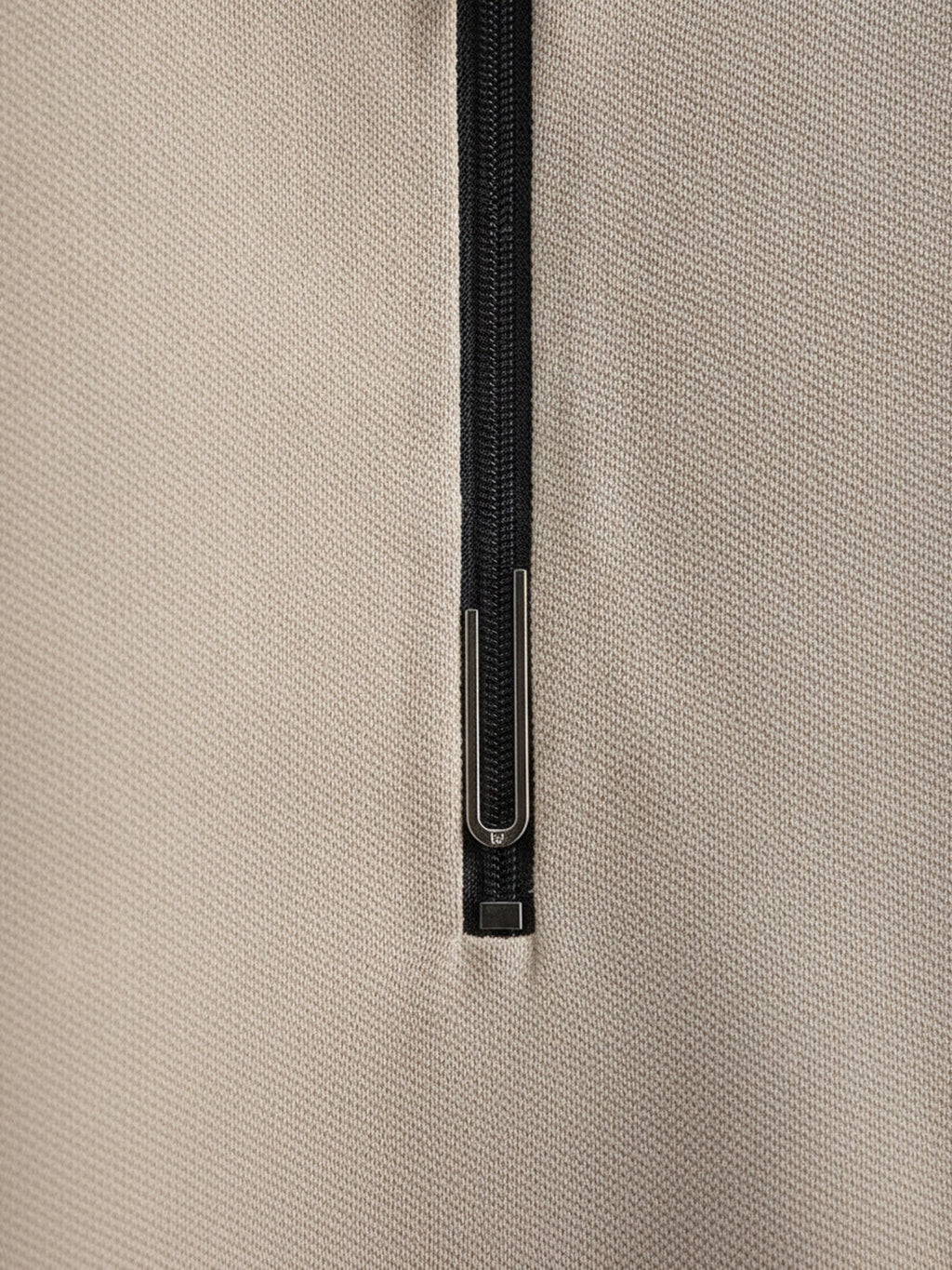 Quarter zip Fabric short sleeve