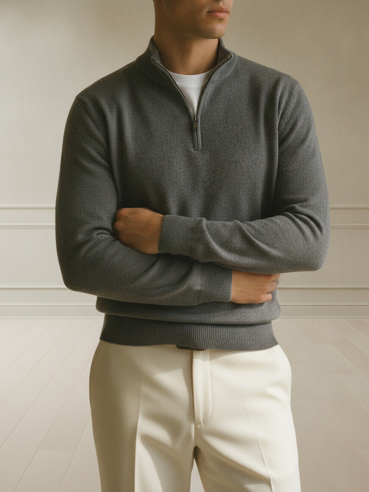 V-neck Sweatshirt