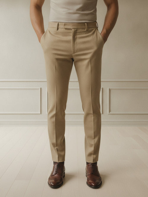 Formal Slim Fit Suit Trousers